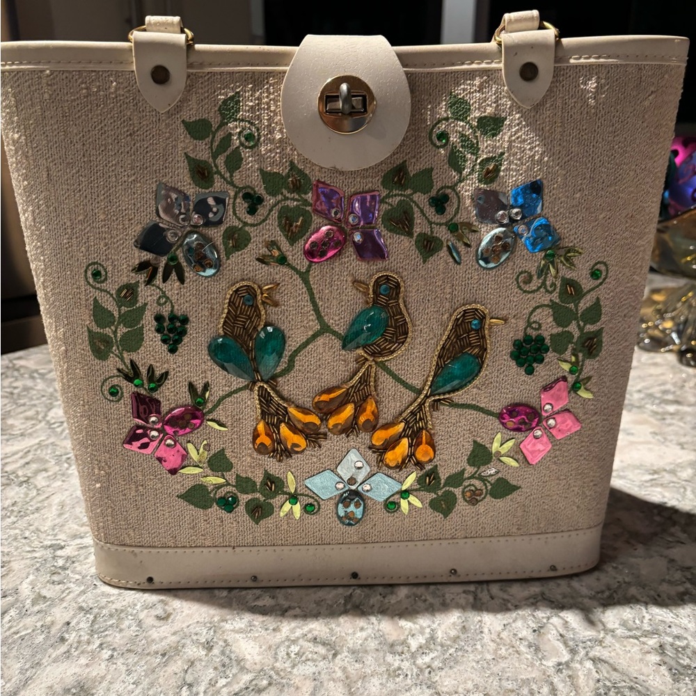 Enid Collins Vintage 60s 3 birds